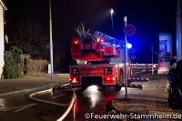 Feuerwehr Stammheim - Brand in Mehrfamilienhaus - 06 Bild: beckerpics.de